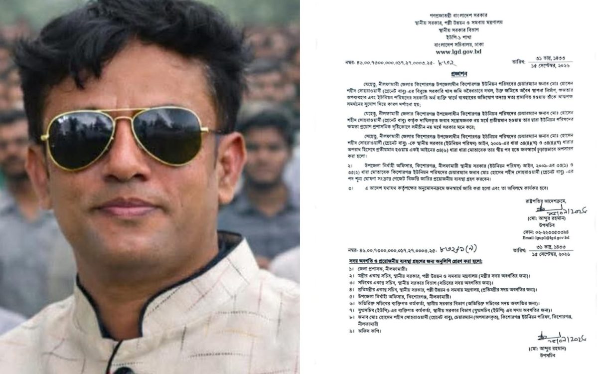 ইউপি চেয়ারম্যান গ্রেনেট বাবু বহিস্কার