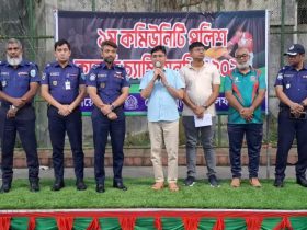 নীলফামারীতে ১ম কমিউনিটি পুলিশ কাবাডি চ্যাম্পিয়নশিপের পুরস্কার বিতরণ