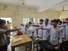 কিশোরগঞ্জে  মাদকবিরোধী শপথ হাজারো শিক্ষার্থীর কন্ঠে