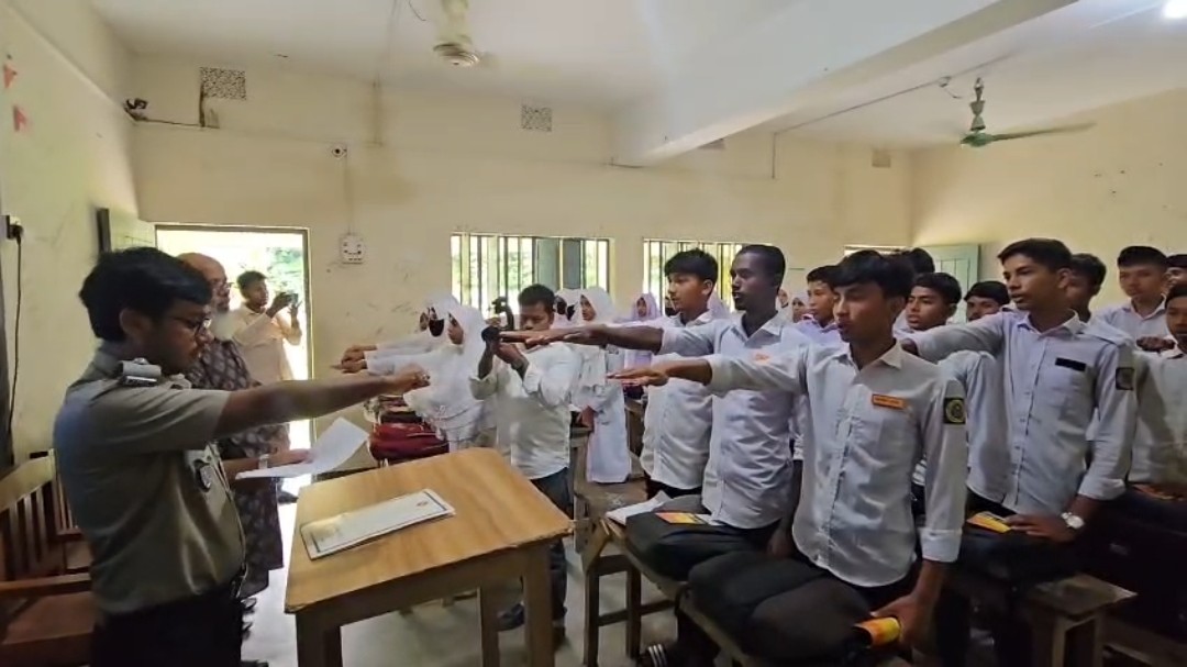 কিশোরগঞ্জে  মাদকবিরোধী শপথ হাজারো শিক্ষার্থীর কন্ঠে